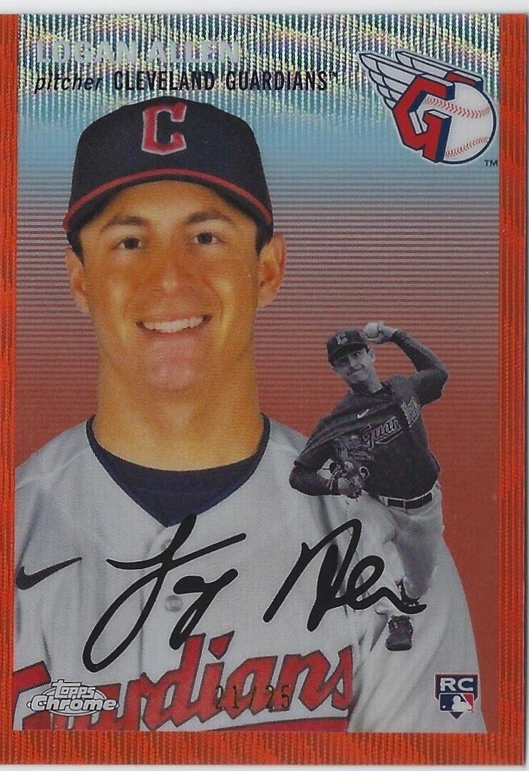 Logan Allen [Orange Wave Refractor] #105