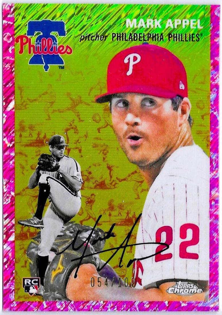 Mark Appel [Cream Fuchsia Lava Refractor] #99