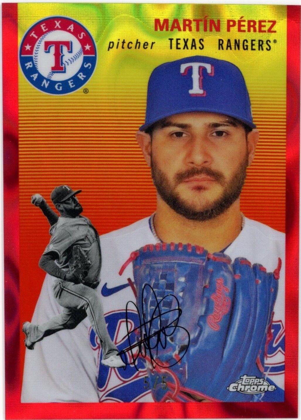Martin Perez [Red Lava Refractor] #387