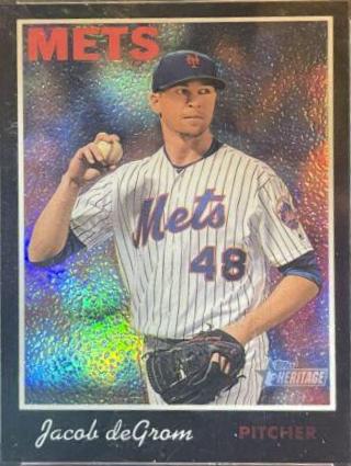 Jacob deGrom [Chrome Black Refractor] #THC-419