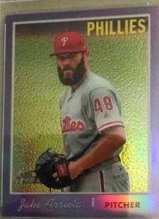 Jake Arrieta [Chrome Purple Refractor] #THC-403