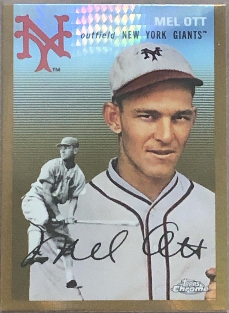 Mel Ott [Gold Prism Refractor] #460