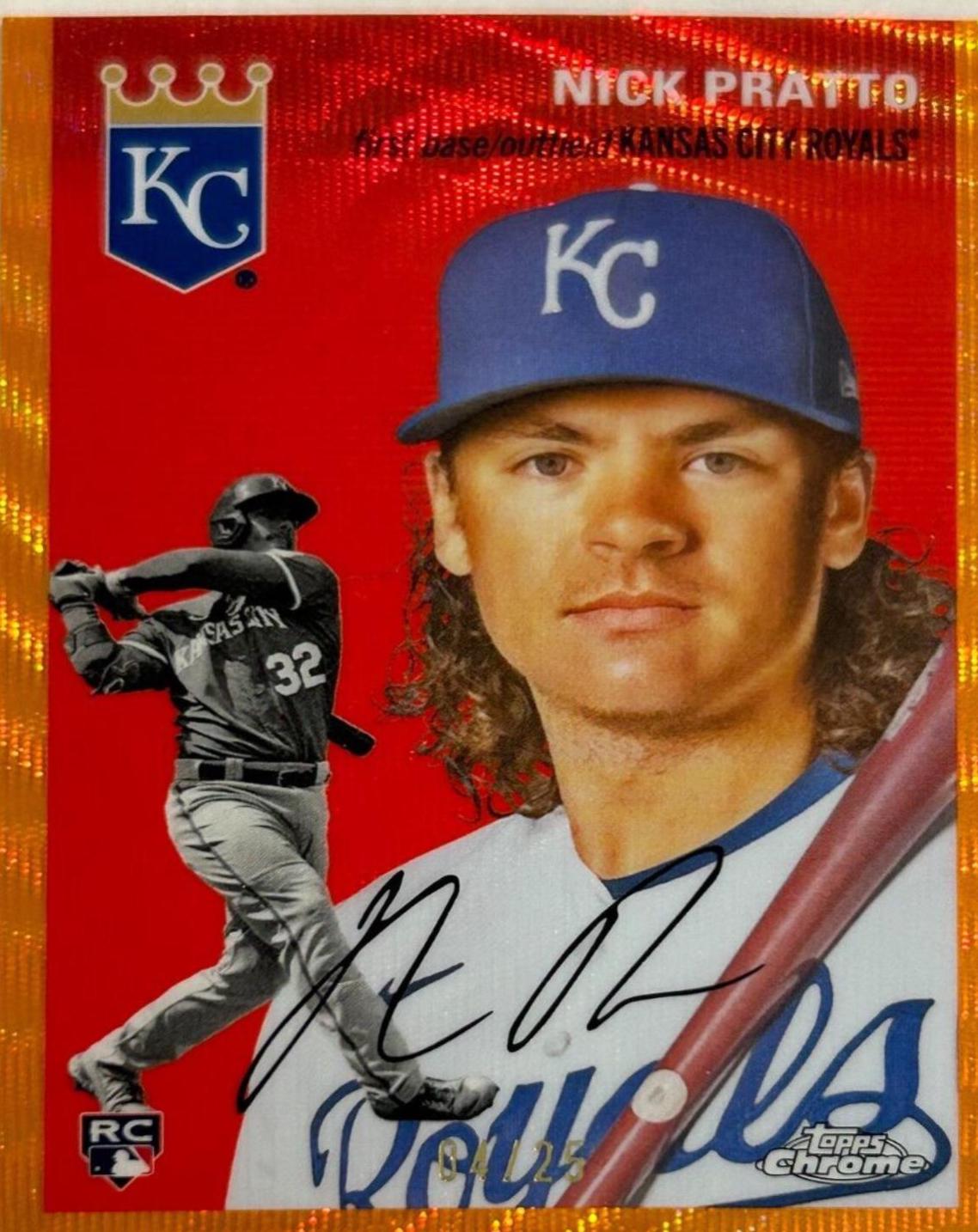 Nick Pratto [Orange Wave Refractor] #54