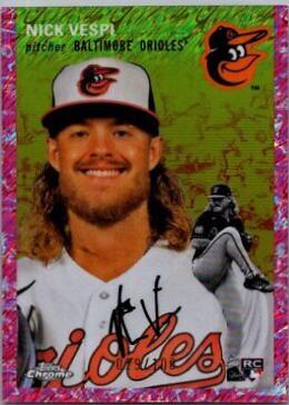Nick Vespi [Cream Fuchsia Lava Refractor] #91