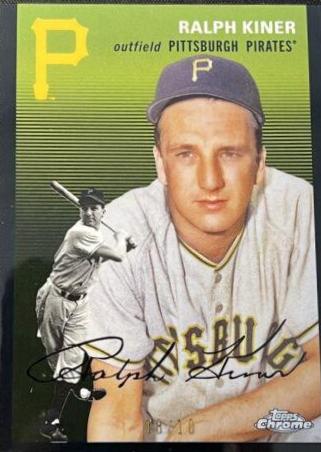 Ralph Kiner [Black Refractor] #414