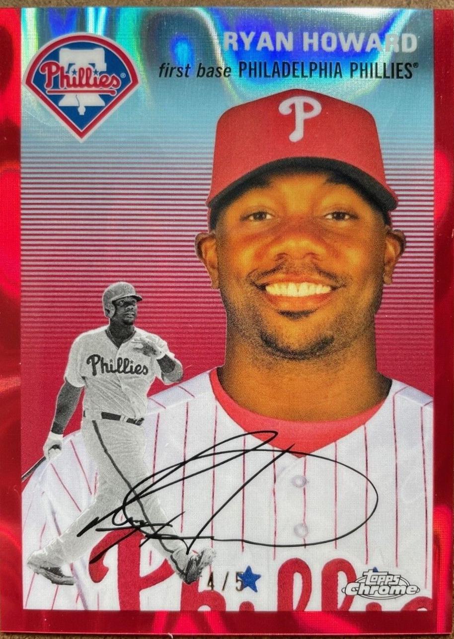 Ryan Howard [Red Lava Refractor] #411