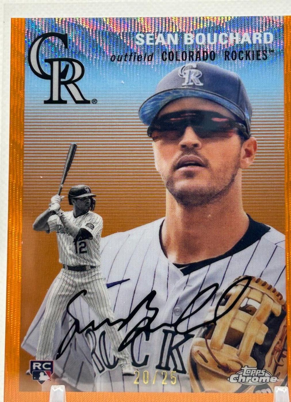 Sean Bouchard [Orange Wave Refractor] #86