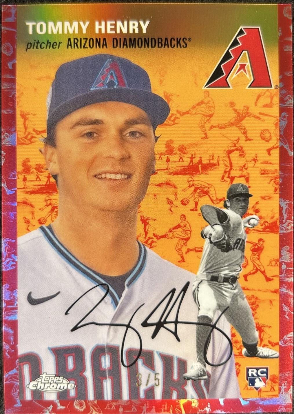 Tommy Henry [Cream Red Refractor] #120