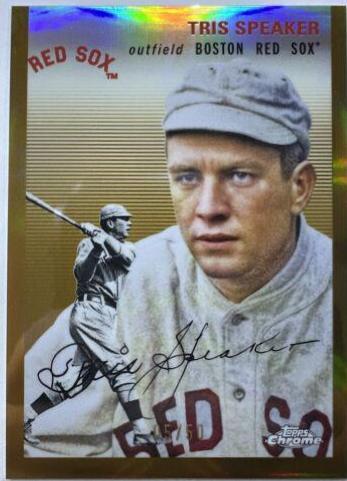 Tris Speaker [Gold Refractor] #474
