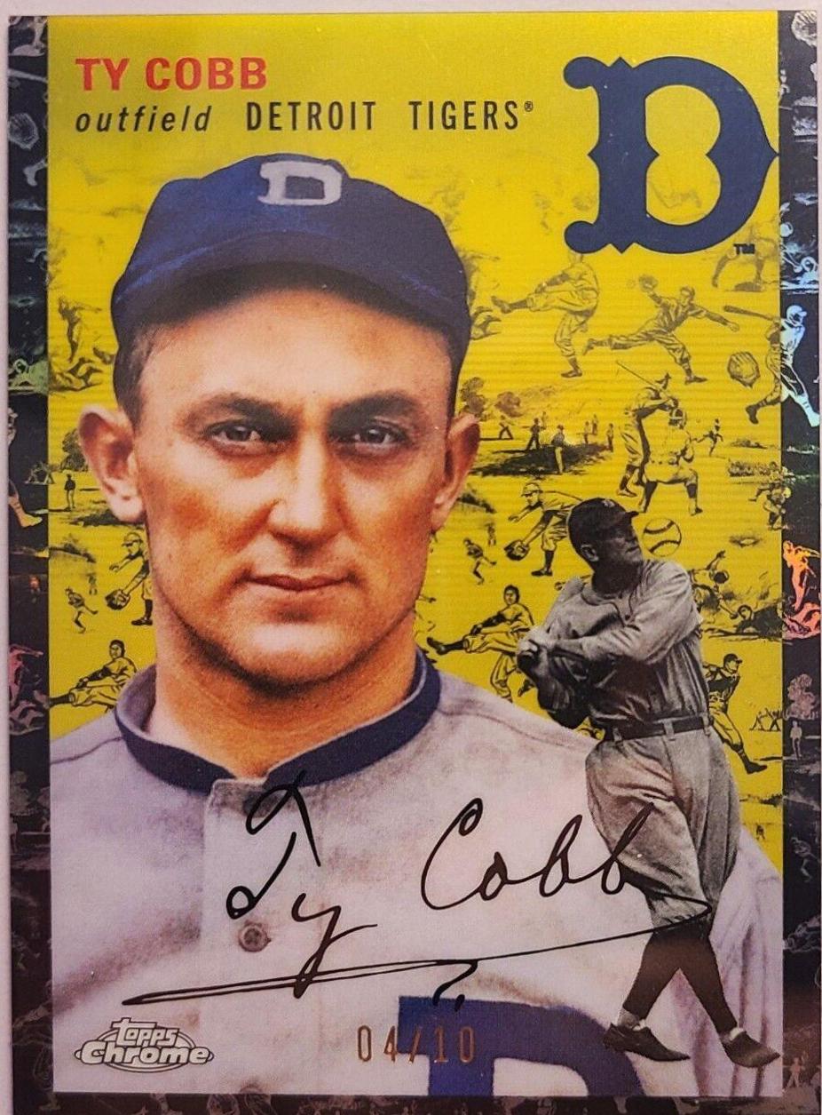 Ty Cobb [Black Refractor] #464