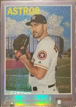 Justin Verlander [Chrome Purple Refractor] #THC-426