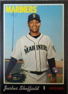 Justus Sheffield [Black Border] #525