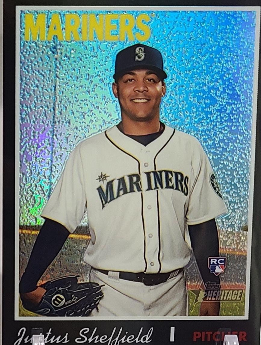 Justus Sheffield [Chrome Black Refractor] #THC-525