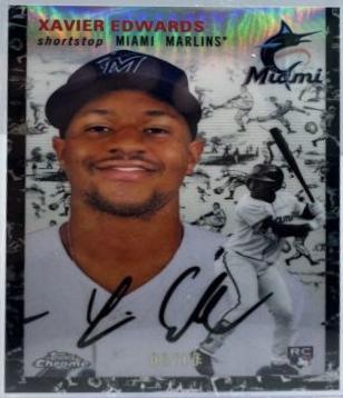 Xavier Edwards [Cream Black Refractor] #149