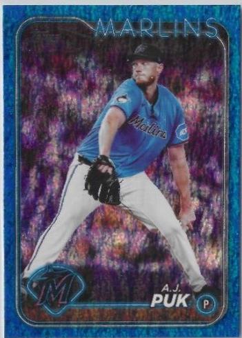 A.J. Puk [Blue Foilboard] #US330