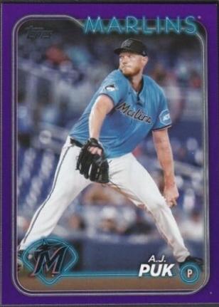 A.J. Puk [Purple Foilboard] #US330