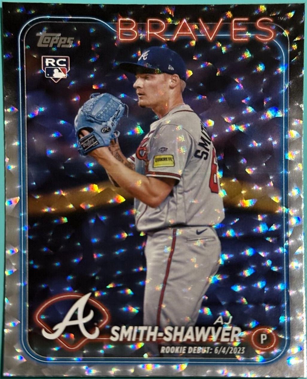 AJ Smith-Shawver [Silver Crackle Foilboard] #US316
