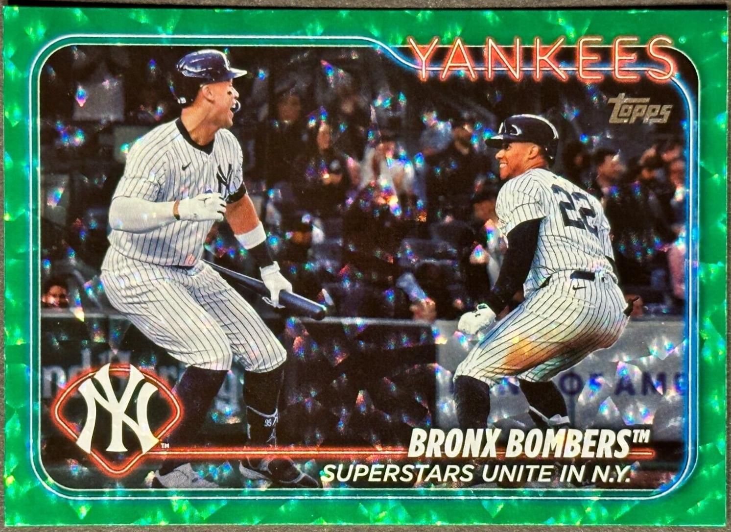 Aaron Judge & Juan Soto [Green Crackle Foilboard] #US181