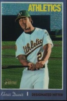 Khris Davis [Chrome Purple Refractor] #THC-432