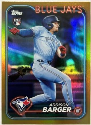 Addison Barger [Gold Rainbow Foil] #US336