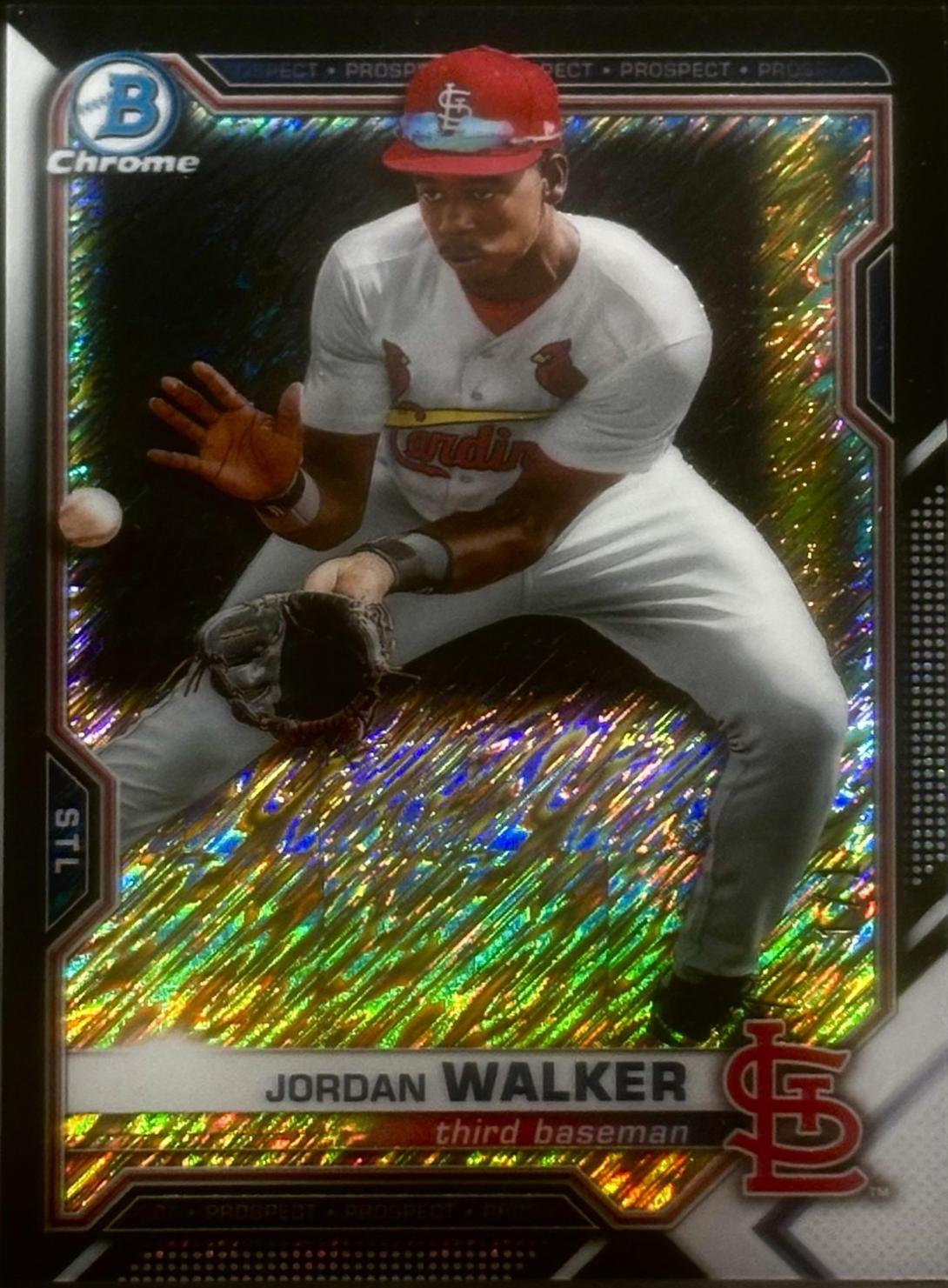Jordan Walker [Black Shimmer Refractor] #BCP-236