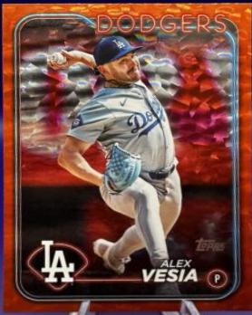 Alex Vesia [Orange Crackle Foilboard] #US258