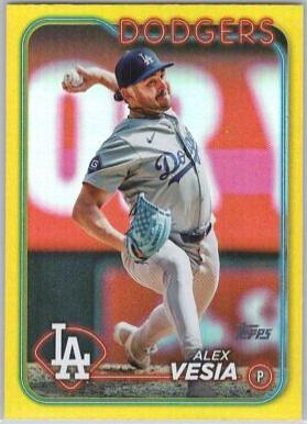 Alex Vesia [Yellow Rainbow Foil] #US258