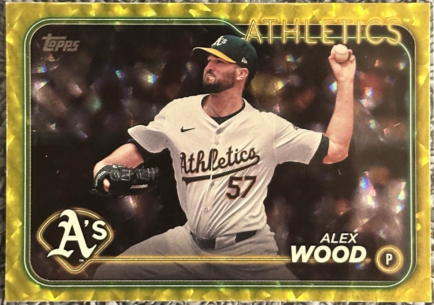 Alex Wood [Yellow Crackle Foilboard] #US276