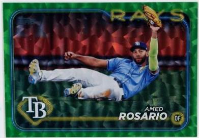 Amed Rosario [Green Crackle Foilboard] #US62