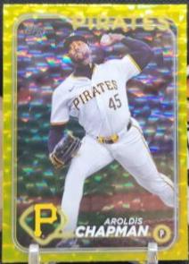 Aroldis Chapman [Yellow Crackle Foilboard] #US339