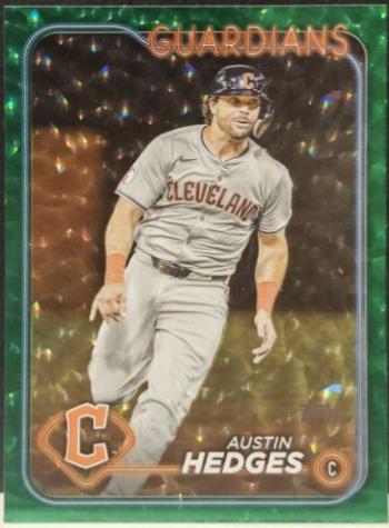 Austin Hedges [Green Crackle Foilboard] #US174