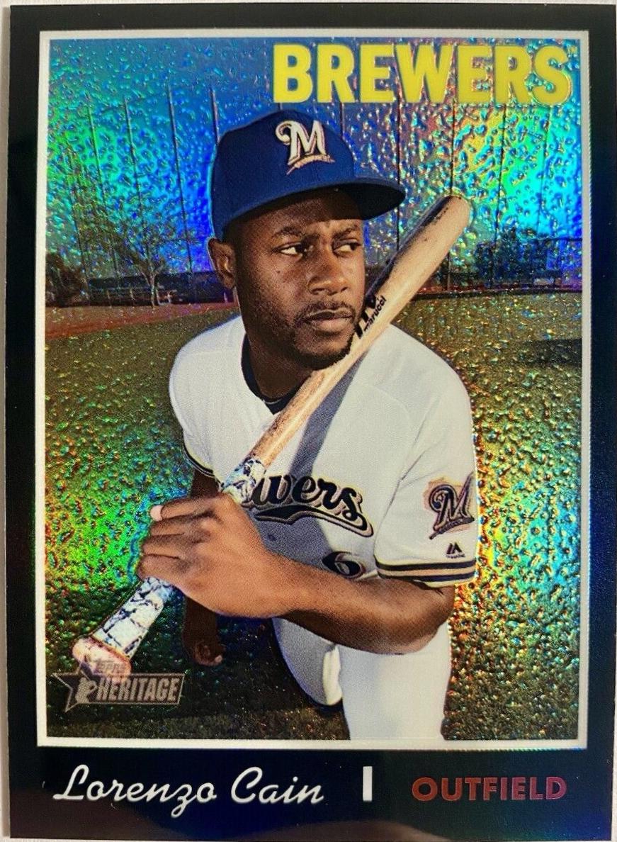 Lorenzo Cain [Chrome Black Refractor] #THC-437