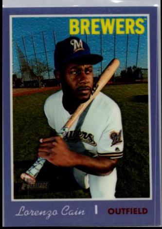 Lorenzo Cain [Chrome Purple Refractor] #THC-437