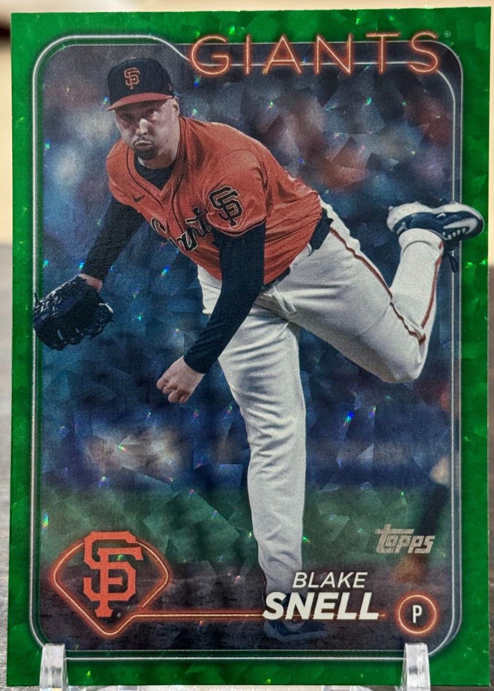 Blake Snell [Green Crackle Foilboard] #US57