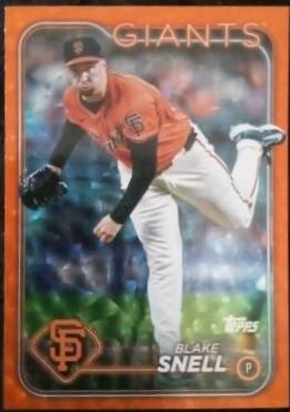 Blake Snell [Orange Crackle Foilboard] #US57