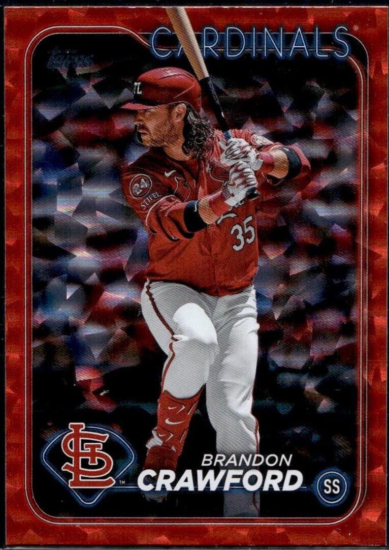 Brandon Crawford [Orange Crackle Foilboard] #US31