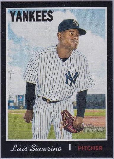 Luis Severino [Black Border] #416