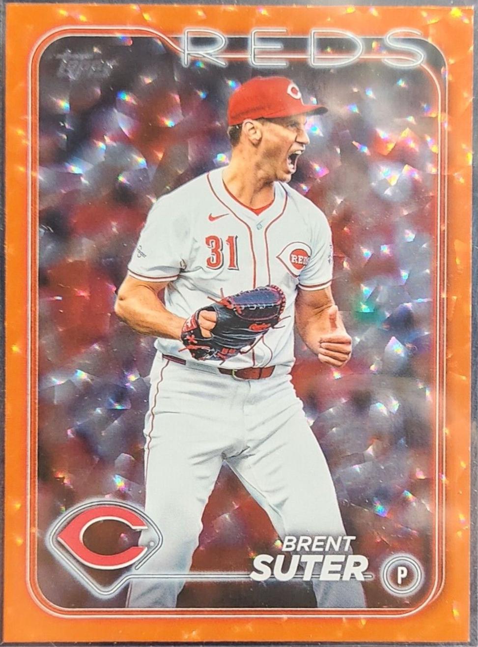 Brent Suter [Orange Crackle Foilboard] #US78