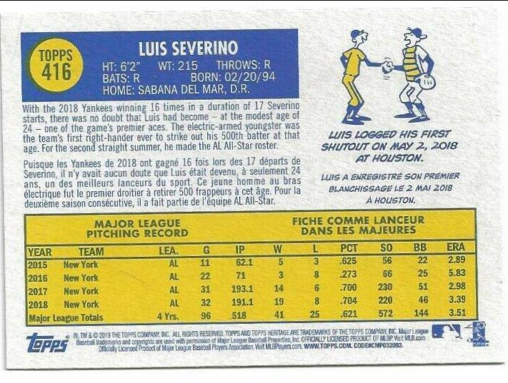 Luis Severino [French Text] #416