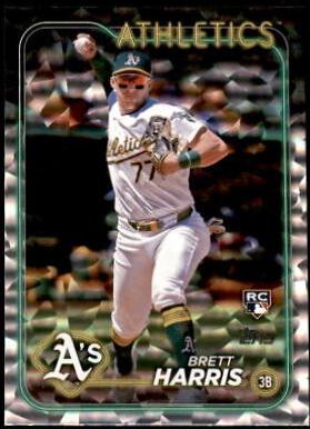 Brett Harris [Silver Crackle Foilboard] #US199