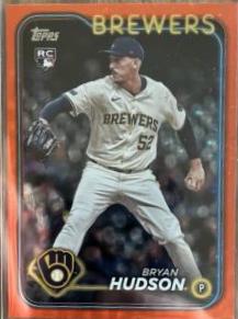 Bryan Hudson [Orange Crackle Foilboard] #US105