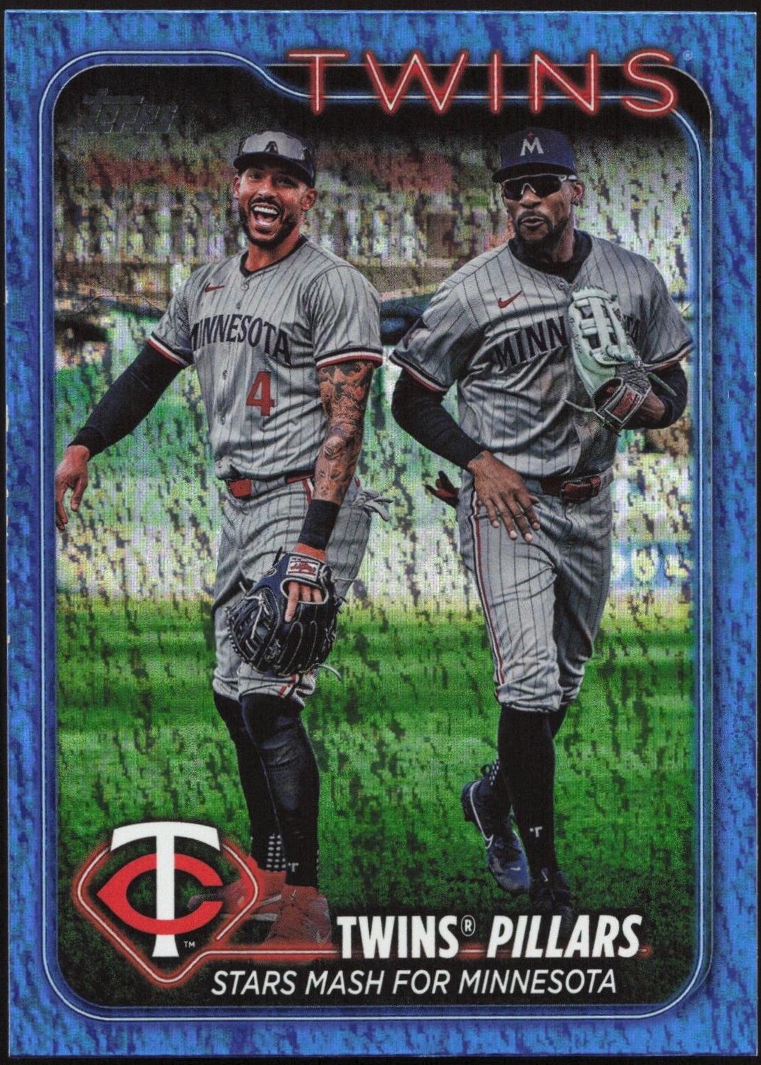 Byron Buxton & Carlos Correa [Blue Foilboard] #US289