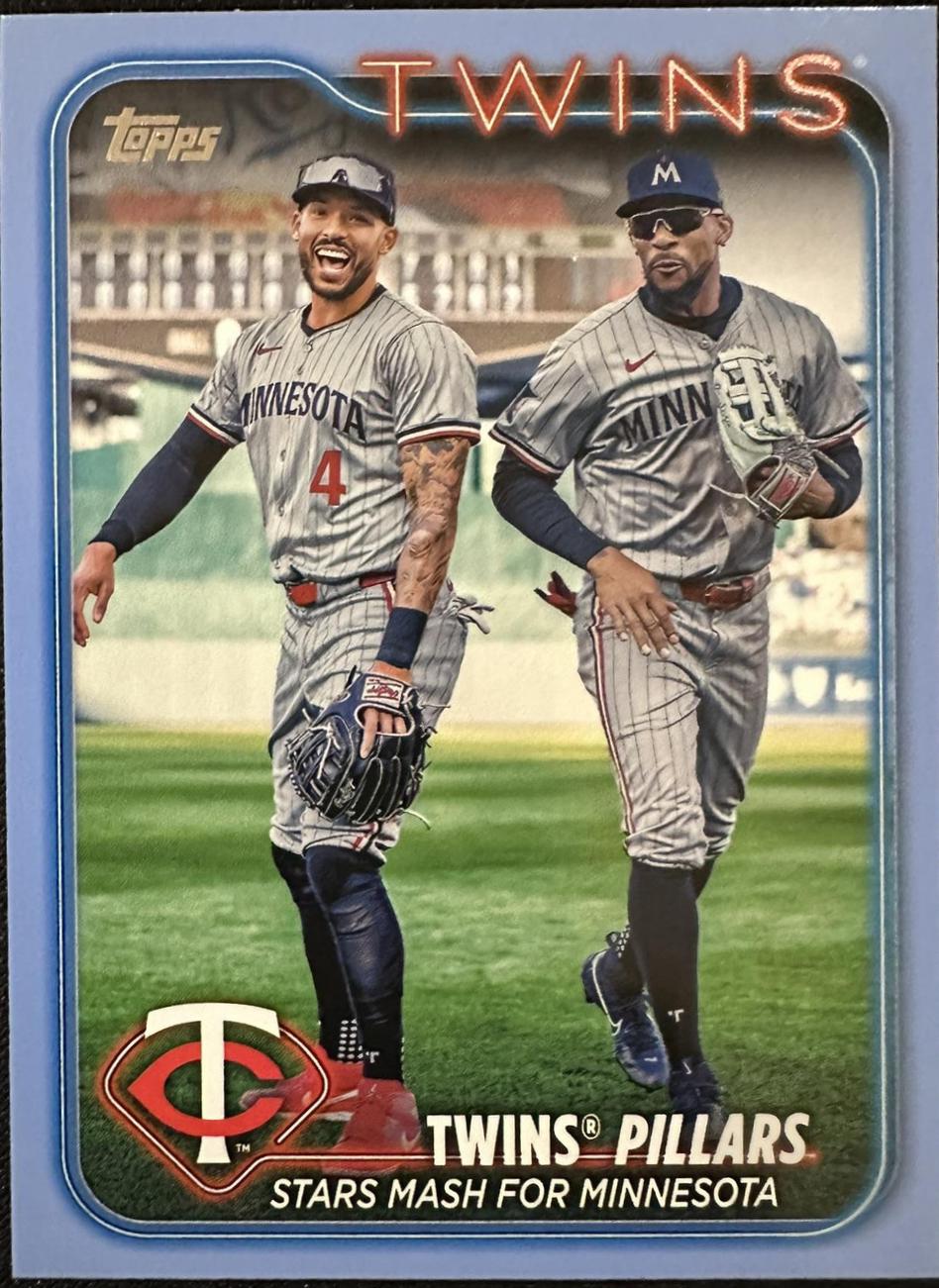 Byron Buxton & Carlos Correa [Father's Day Powder Blue] #US289