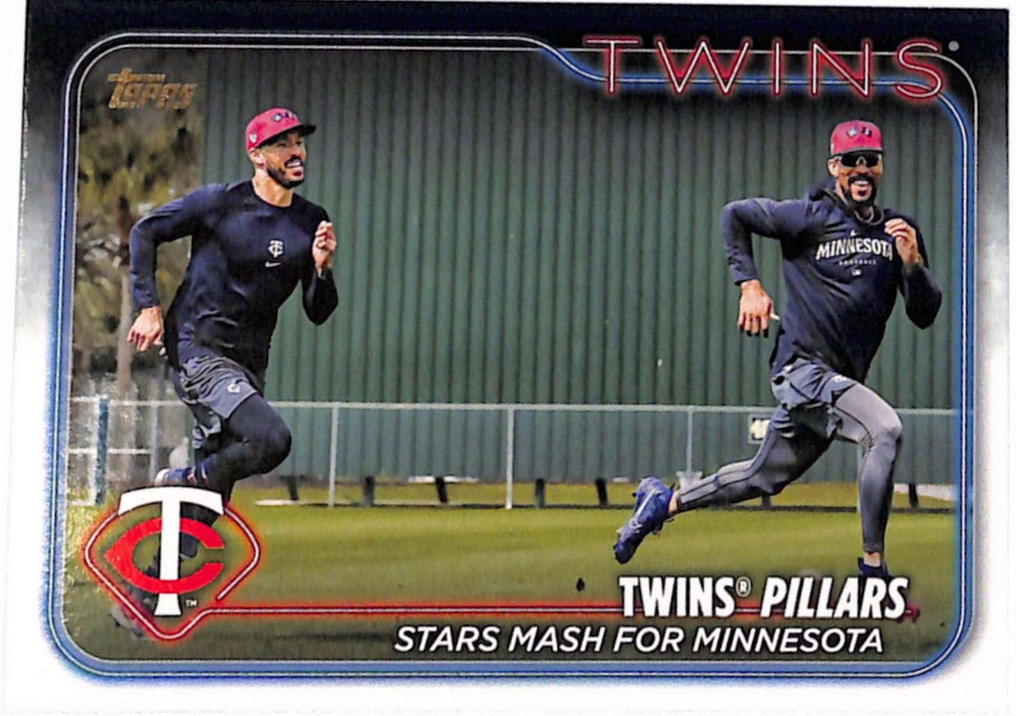 Byron Buxton & Carlos Correa [Golden Mirror Image Variation] #US289