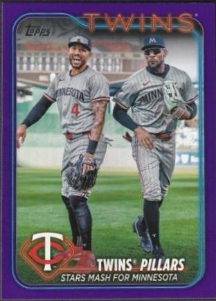 Byron Buxton & Carlos Correa [Purple Foilboard] #US289