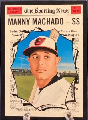Manny Machado [Black Border] #354