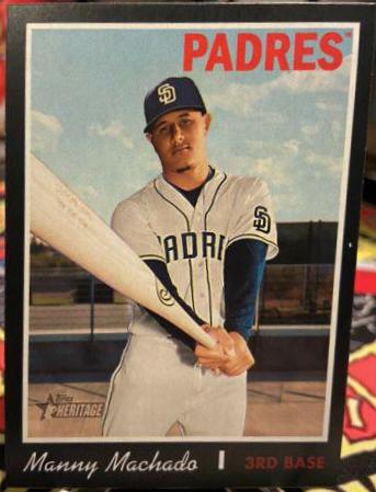 Manny Machado [Black Border] #520