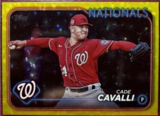 Cade Cavalli [Yellow Crackle Foilboard] #US126