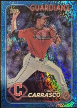 Carlos Carrasco [Blue Foilboard] #US118
