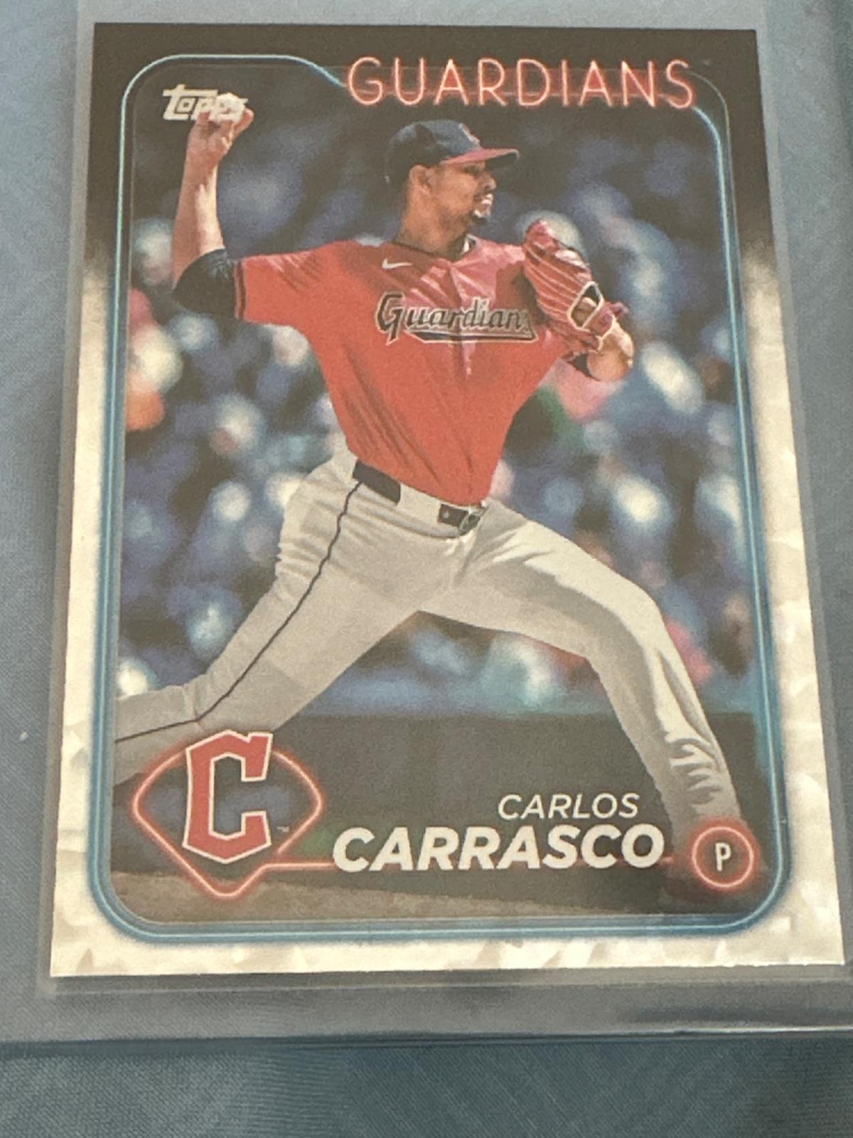 Carlos Carrasco [Silver Crackle Foilboard] #US118